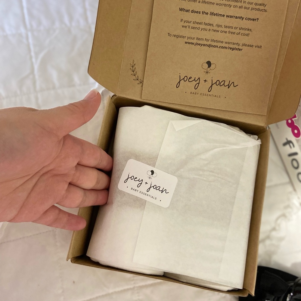 Joey and Joan Fitted Bassinet mattress cover